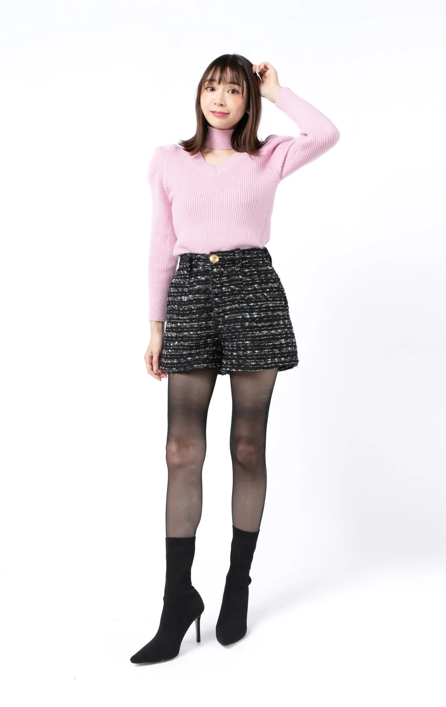 【20%OFF】Candy tweed short pants/2color