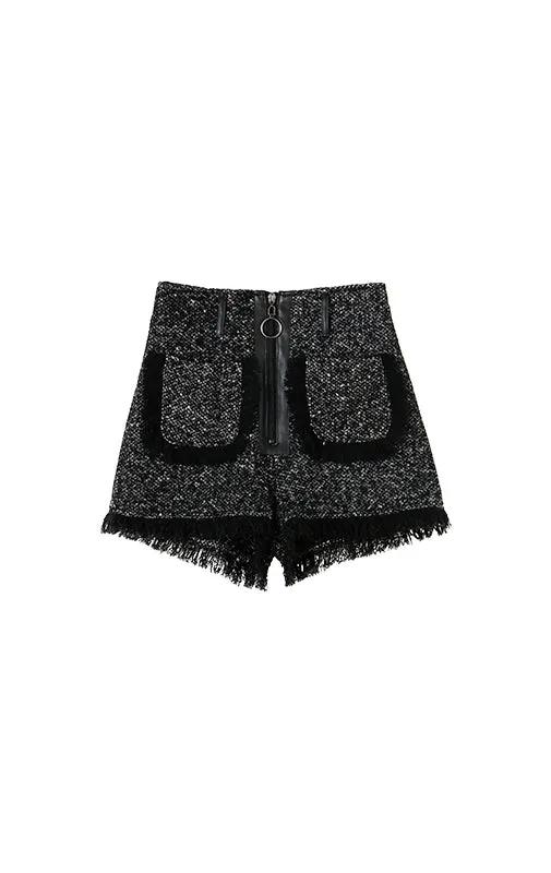【50%OFF】Tweed fringe short pants/2color