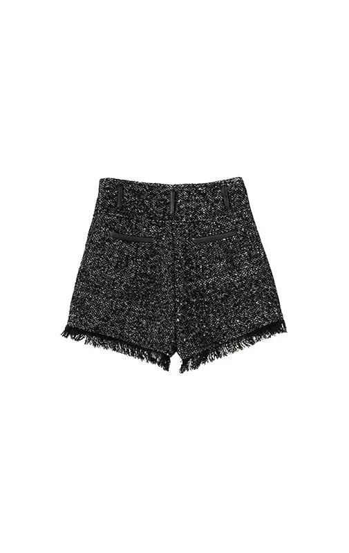 【50%OFF】Tweed fringe short pants/2color