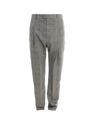 Alexander McQueen Checked Trousers