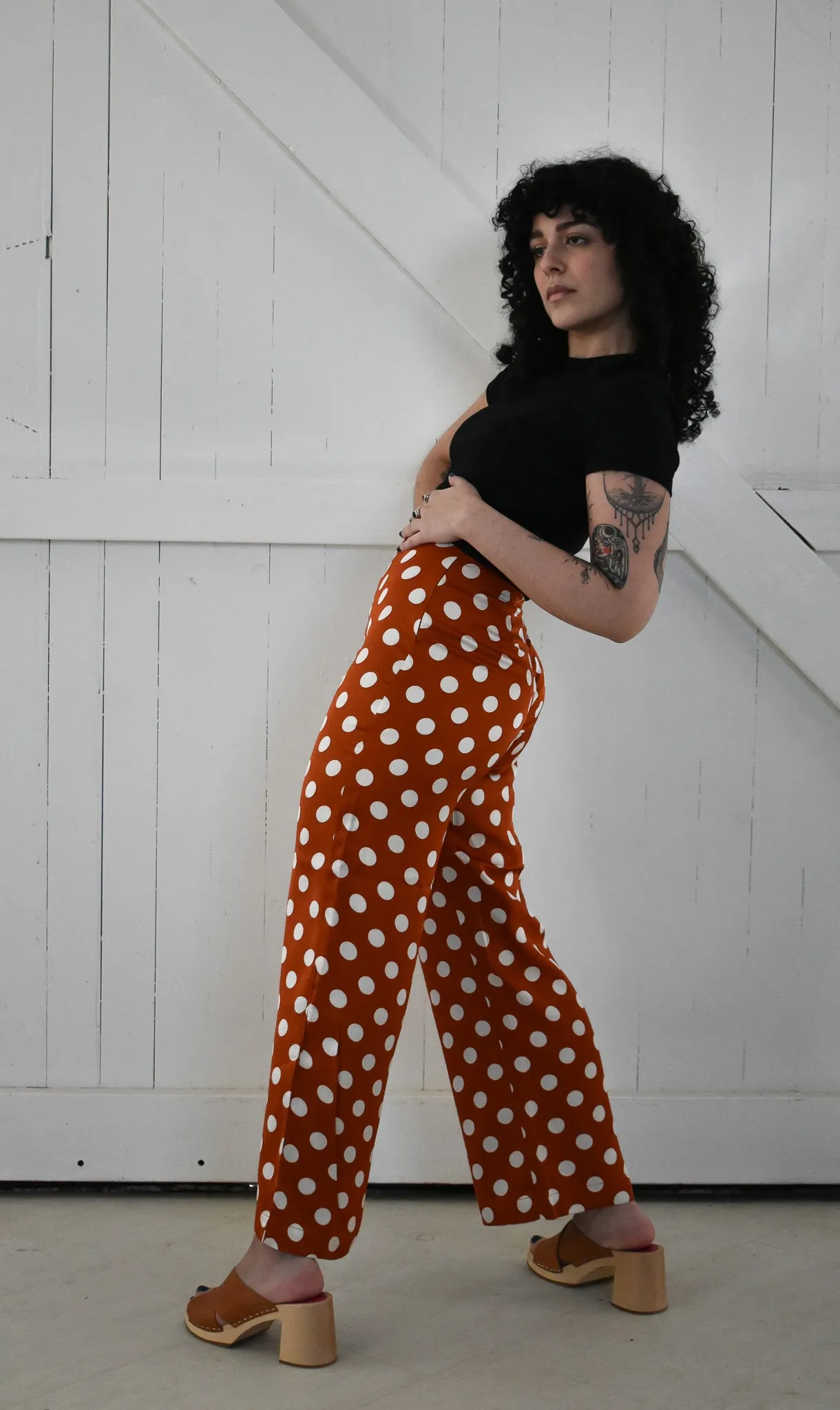 Big Dot Jacquard Pants