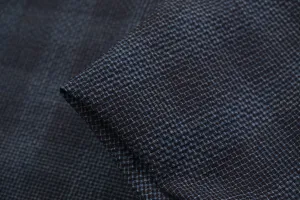 Blue/Blue Check Seersucker