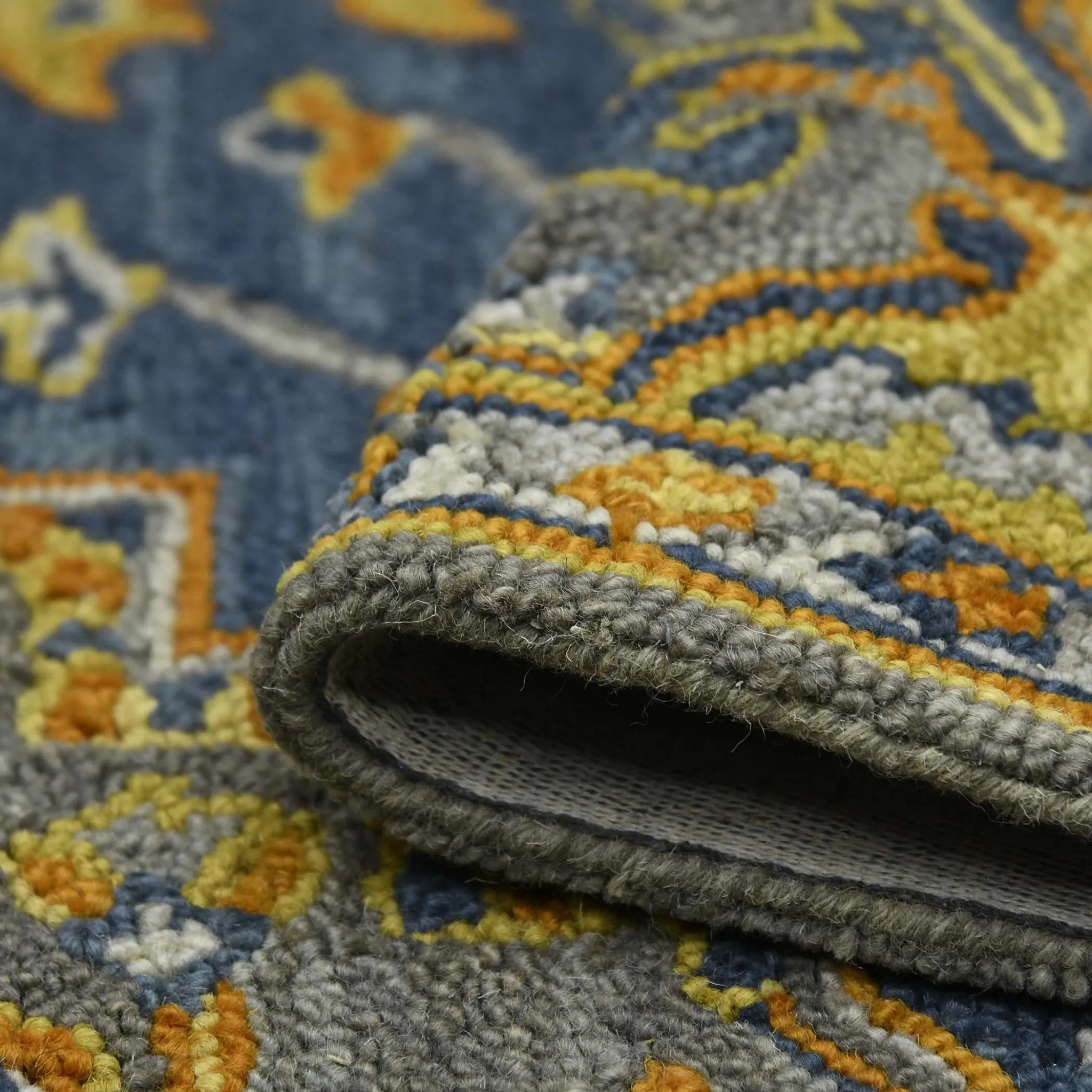 Boho BOH-6 Blue/Yellow Rug