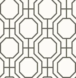 Brewster 2704-21844 Circuit Black Modern Ironwork Wallpaper