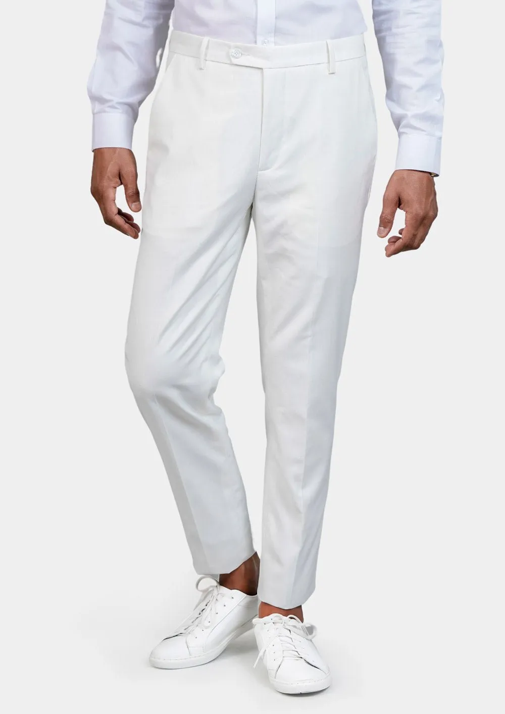 Bryant White Twill Suit