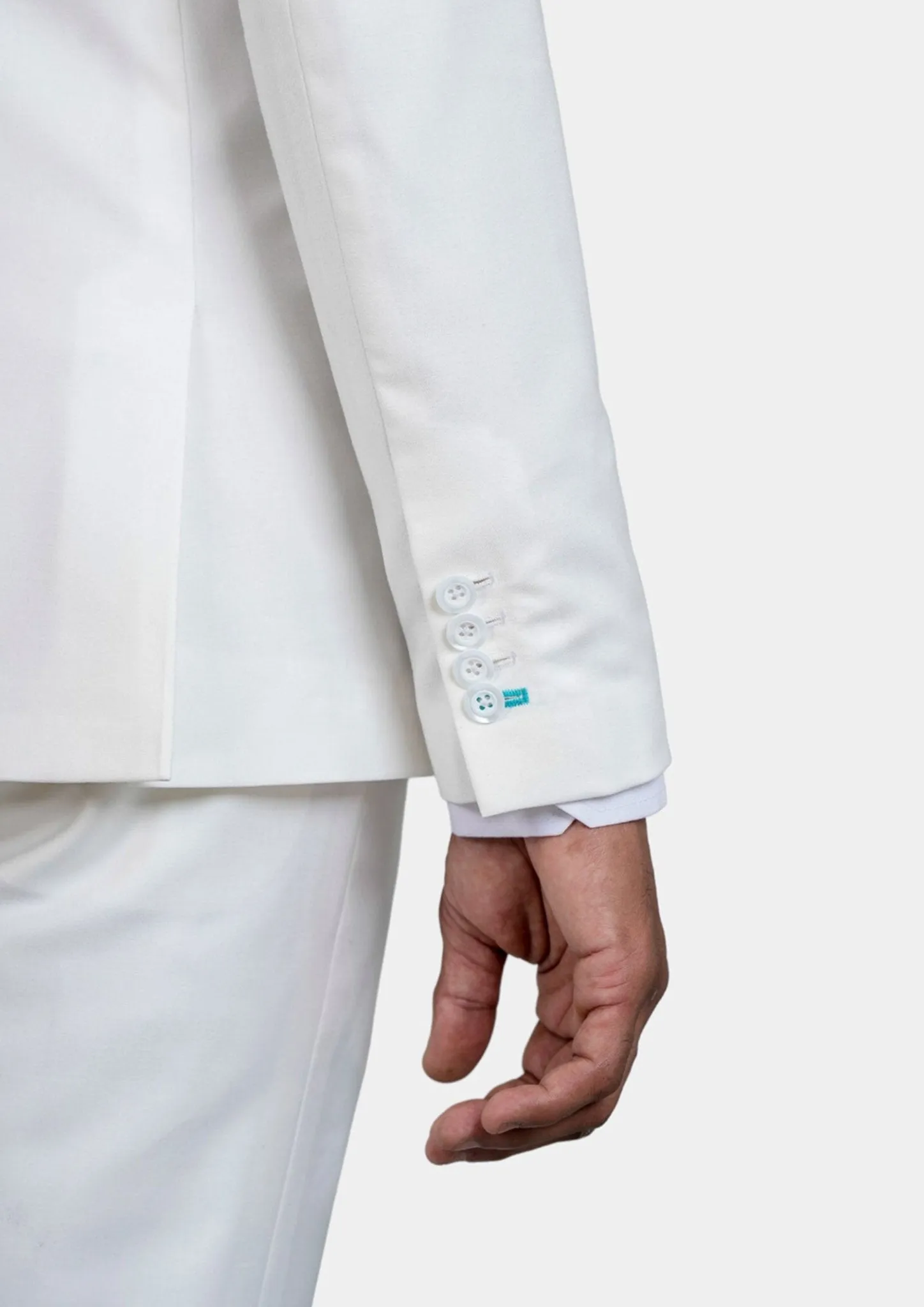 Bryant White Twill Suit