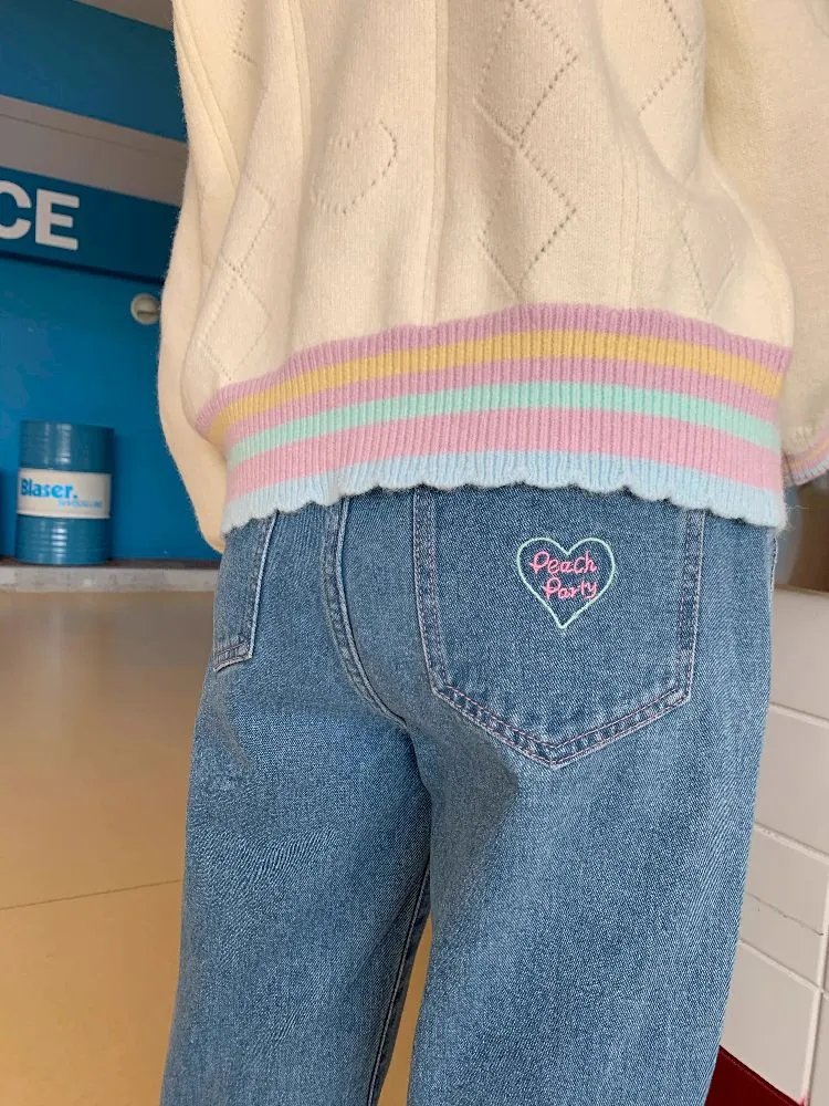 Cat embroidered pants【s0000005250】