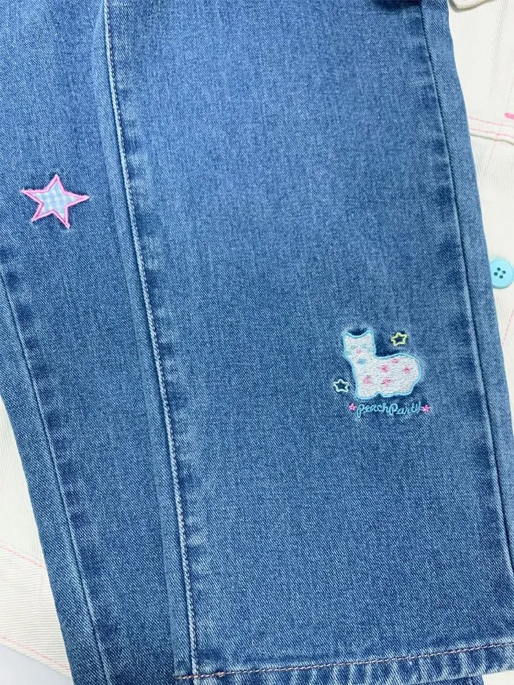 Cat embroidered pants【s0000005250】