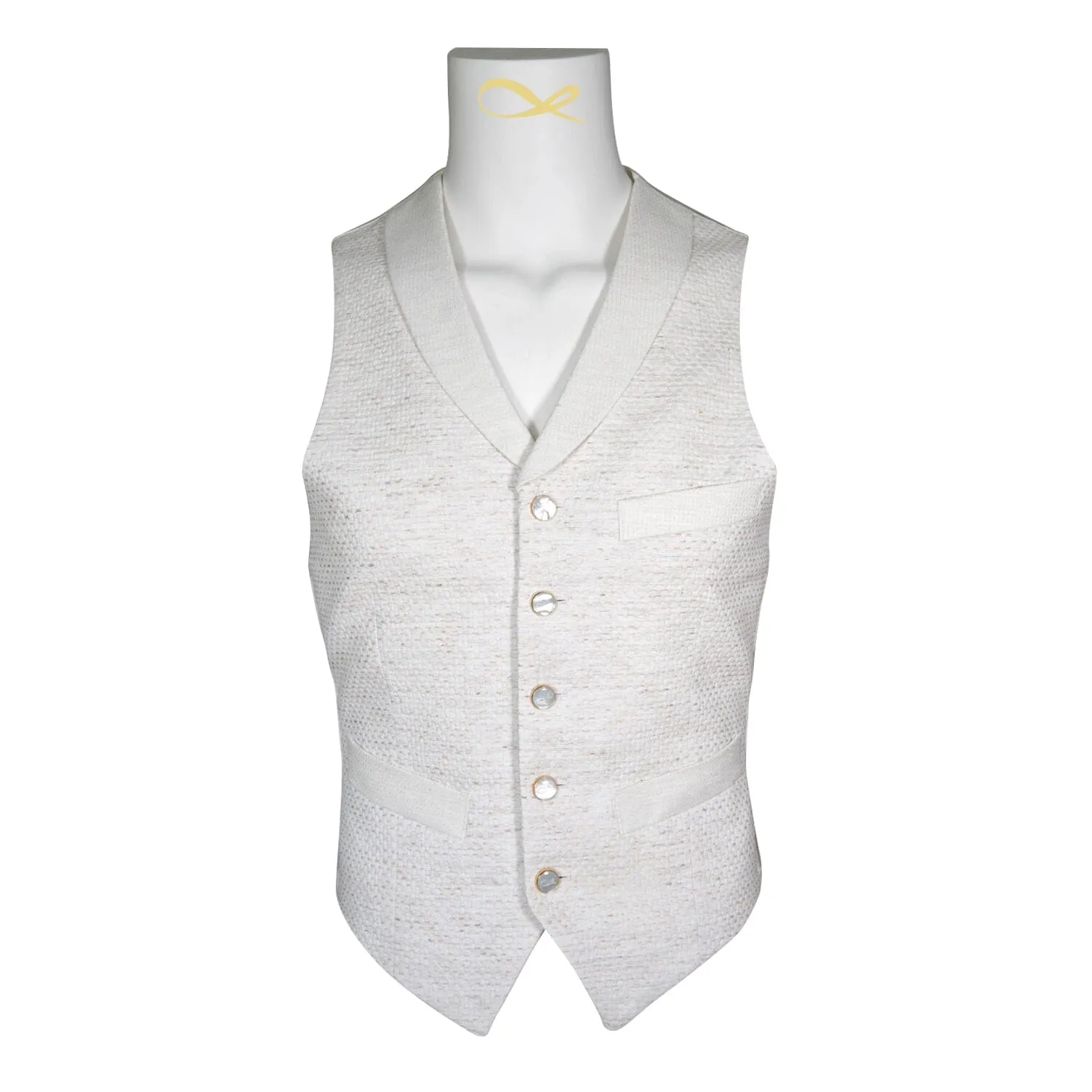 Coconut Intreccio Ciottoli Waistcoat