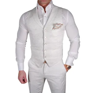Coconut Intreccio Ciottoli Waistcoat