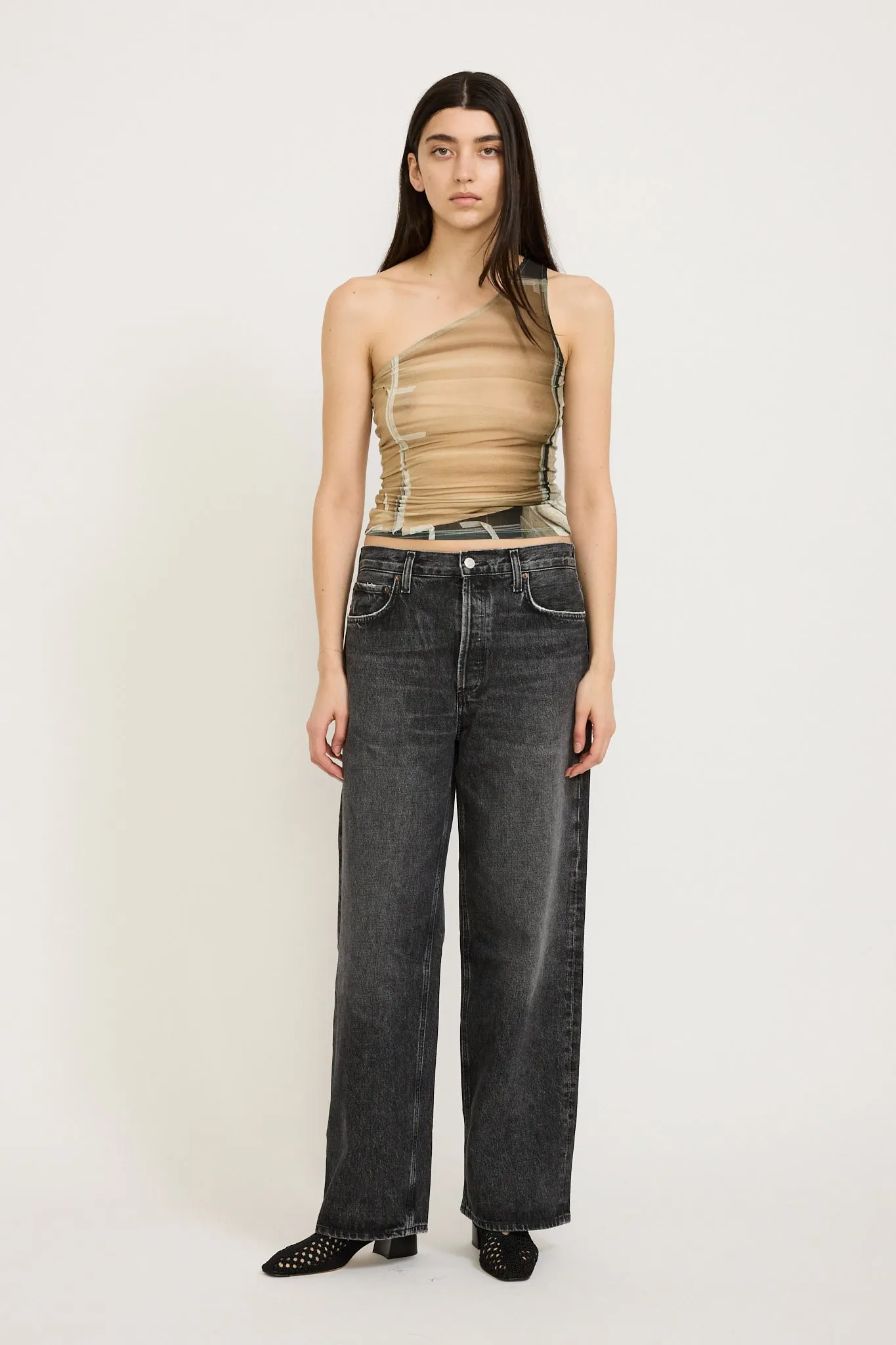 Colu Top Brown