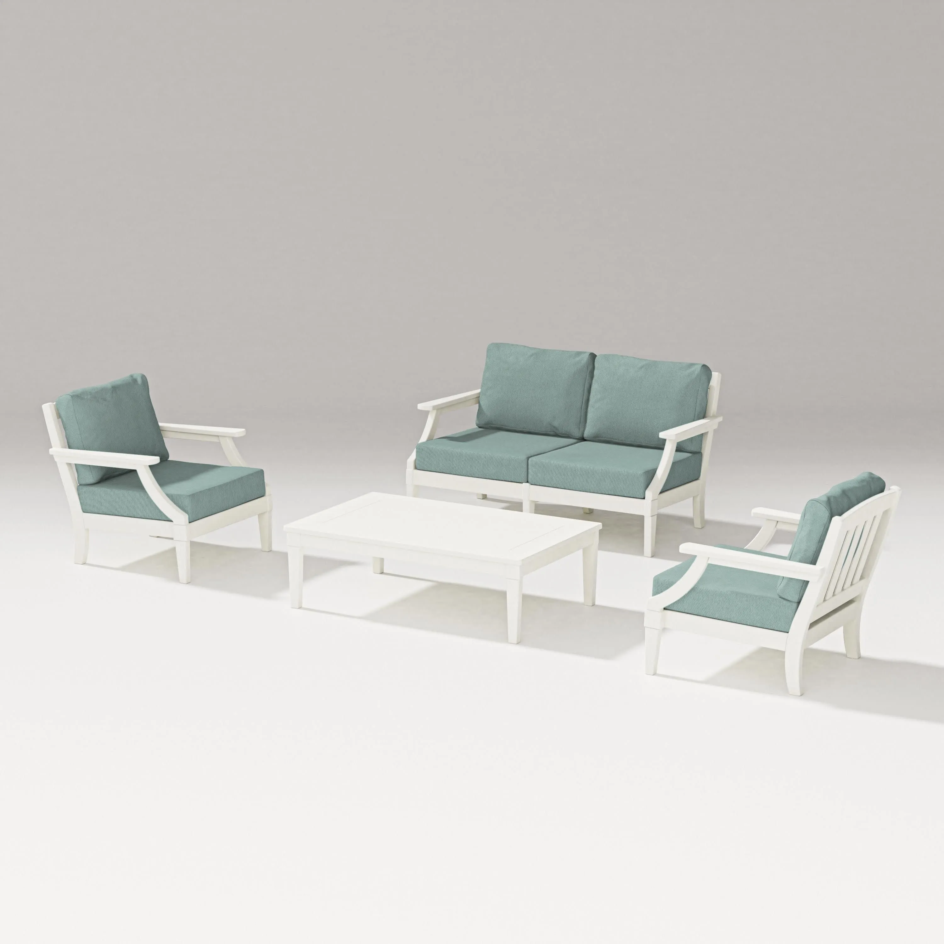 Estate Lounge 4-Piece Loveseat Set