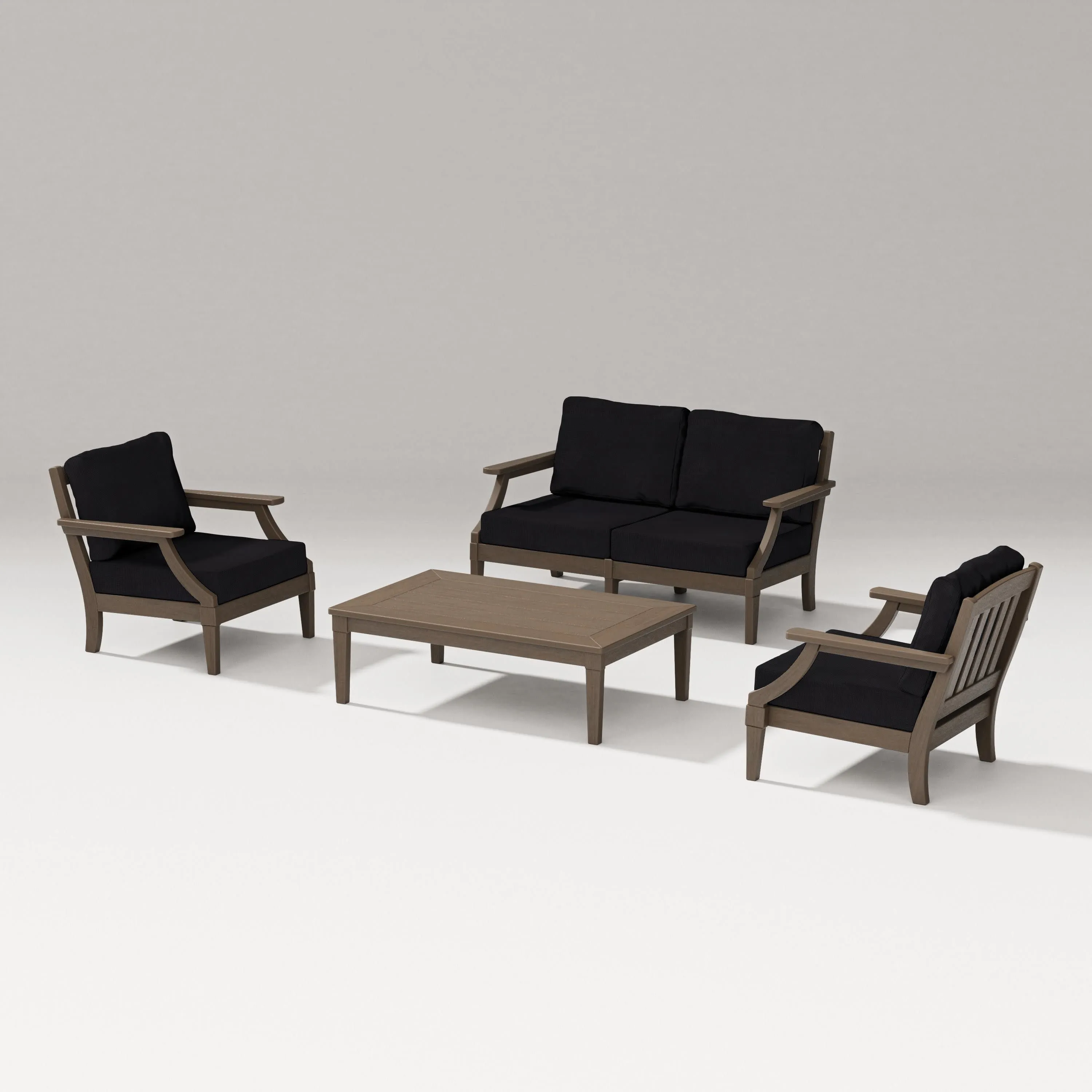 Estate Lounge 4-Piece Loveseat Set
