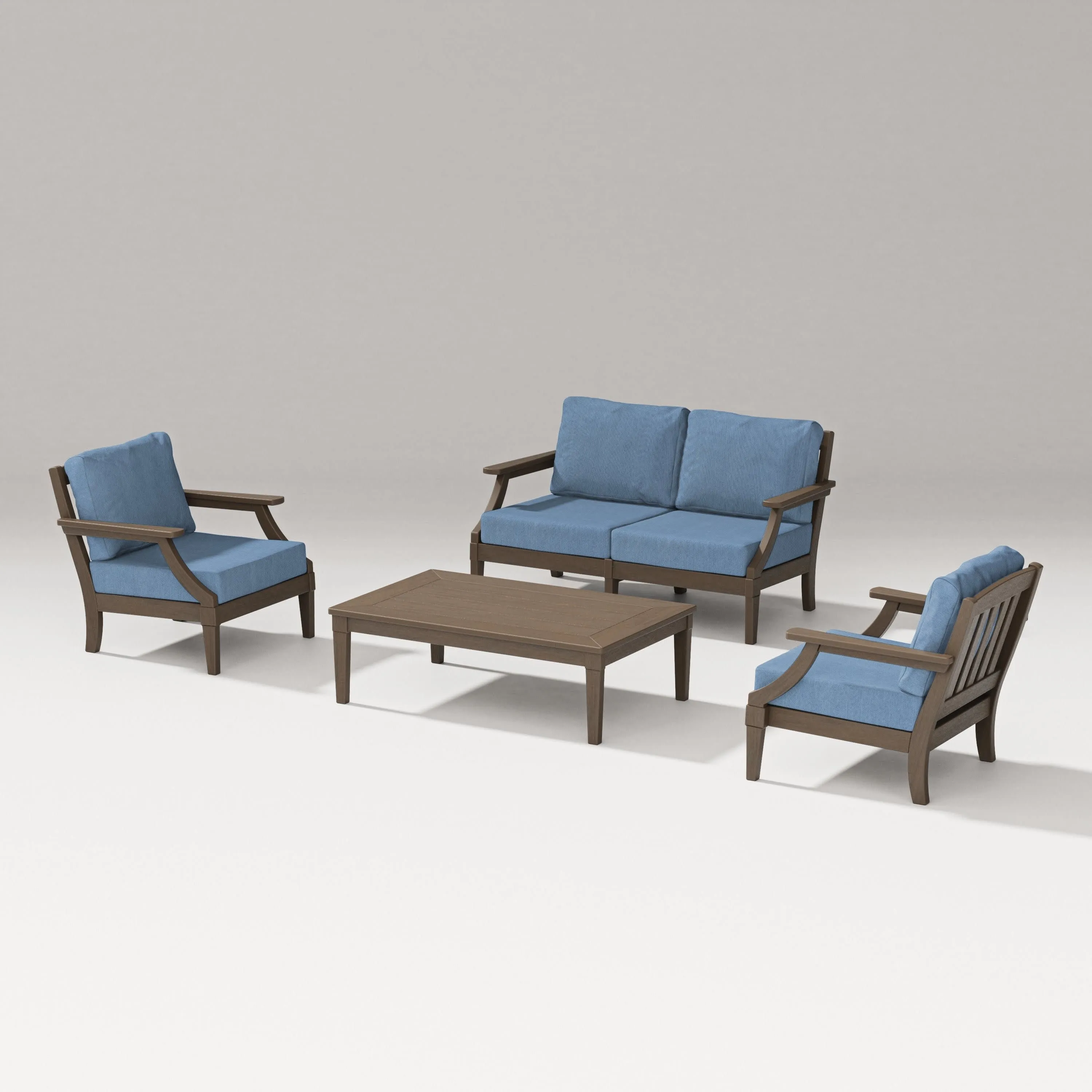 Estate Lounge 4-Piece Loveseat Set