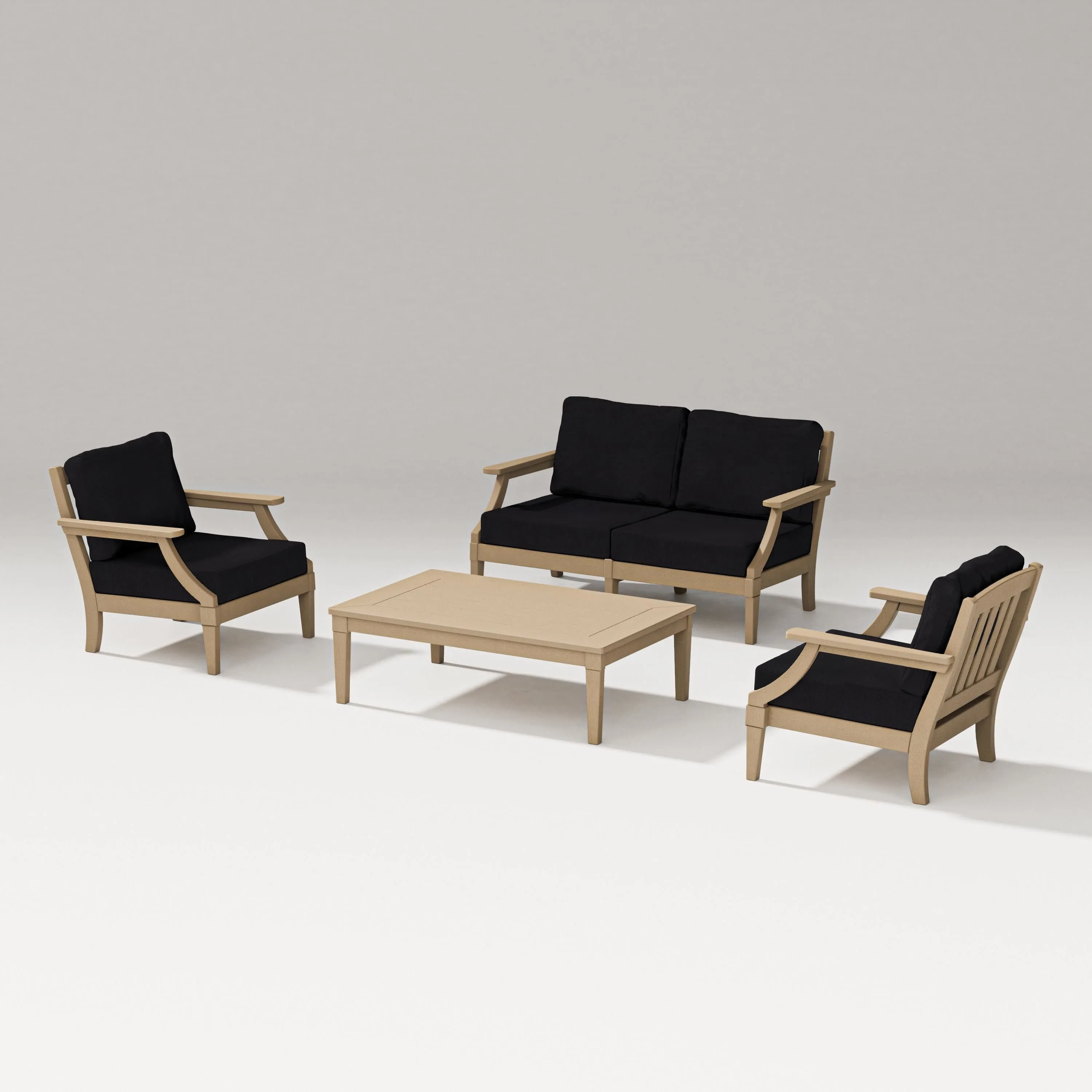 Estate Lounge 4-Piece Loveseat Set