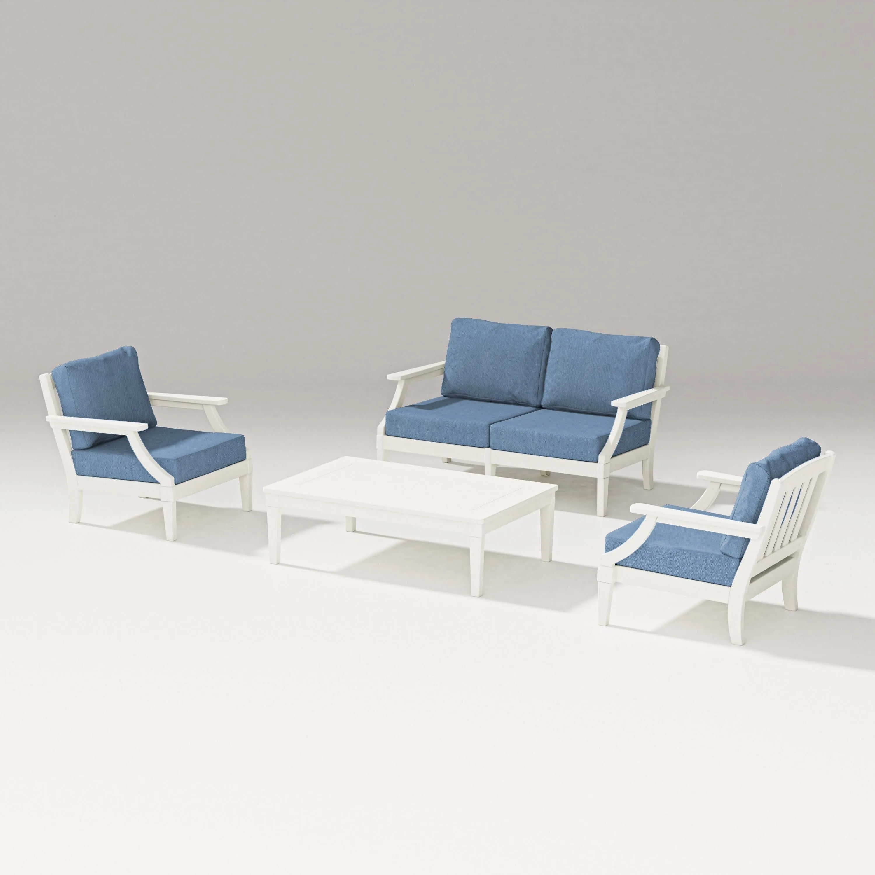 Estate Lounge 4-Piece Loveseat Set