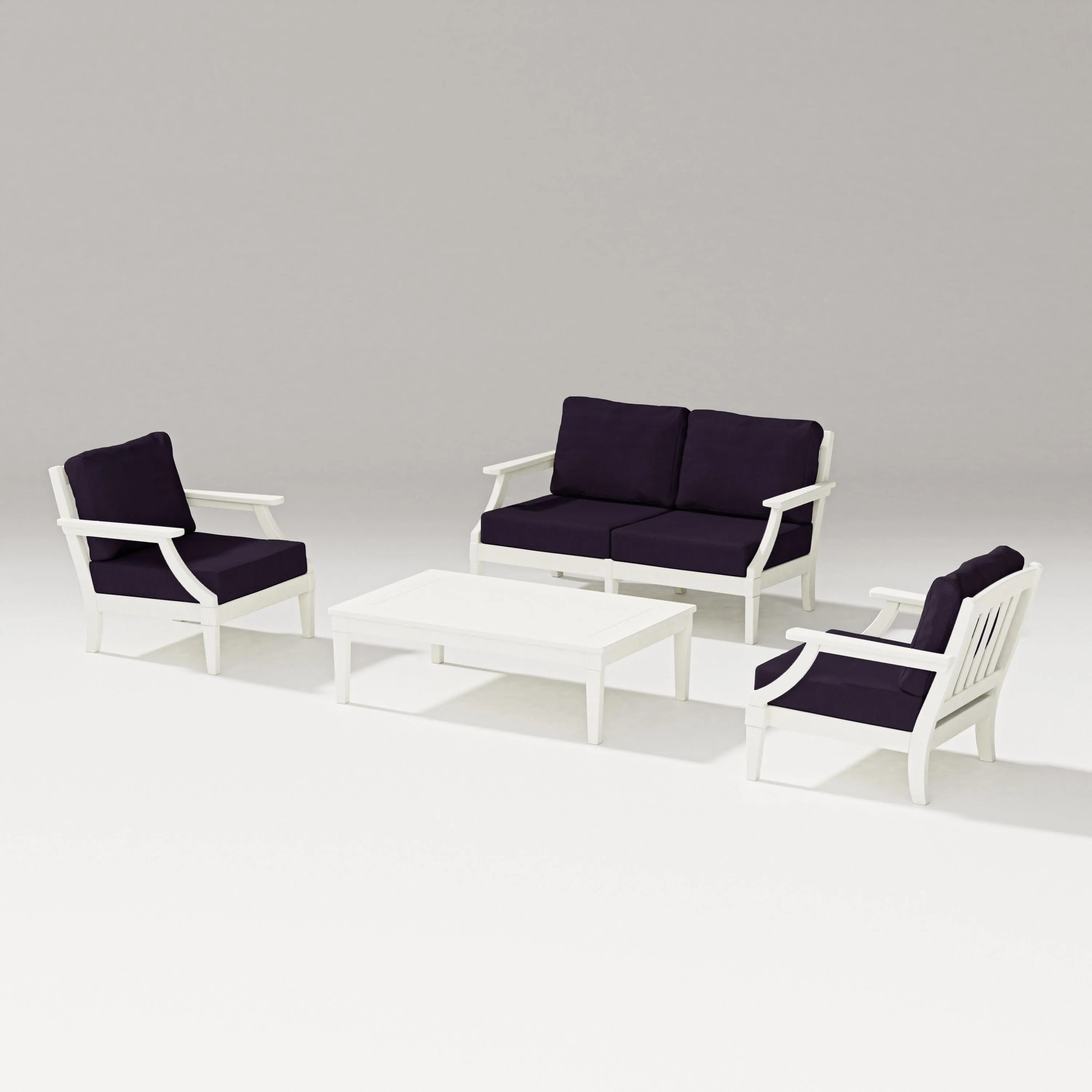 Estate Lounge 4-Piece Loveseat Set