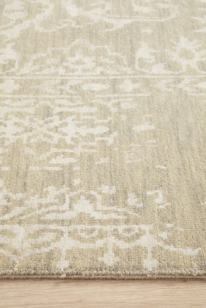 INDIAN HANDMADE FINE WOOL  RUG -347X275CM