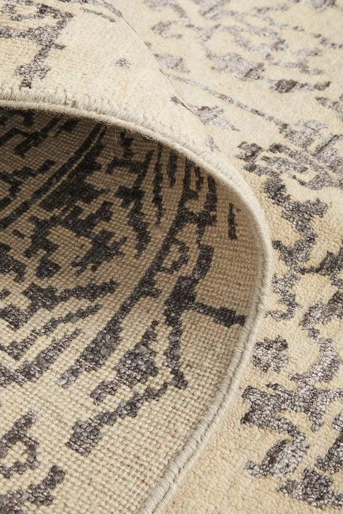INDIAN HANDMADE FINE WOOL  RUG -368X275CM
