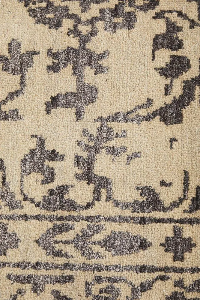 INDIAN HANDMADE FINE WOOL  RUG -368X275CM