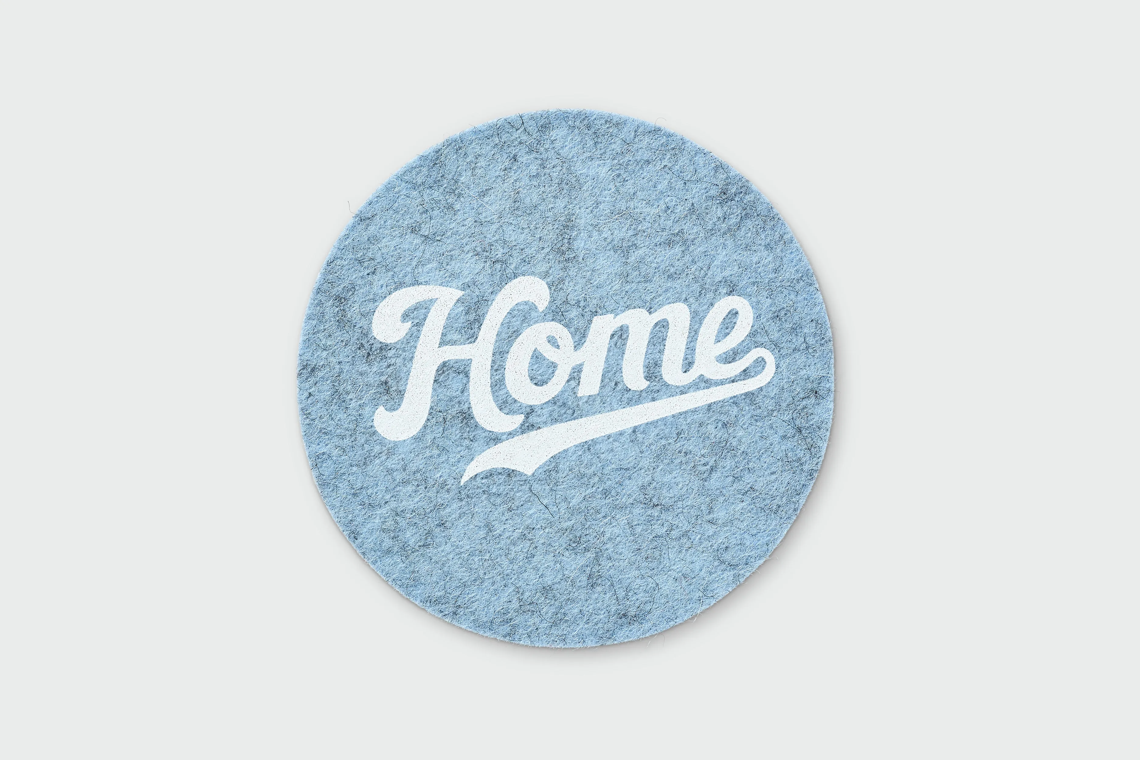 KC Baseball Home Wool Coaster