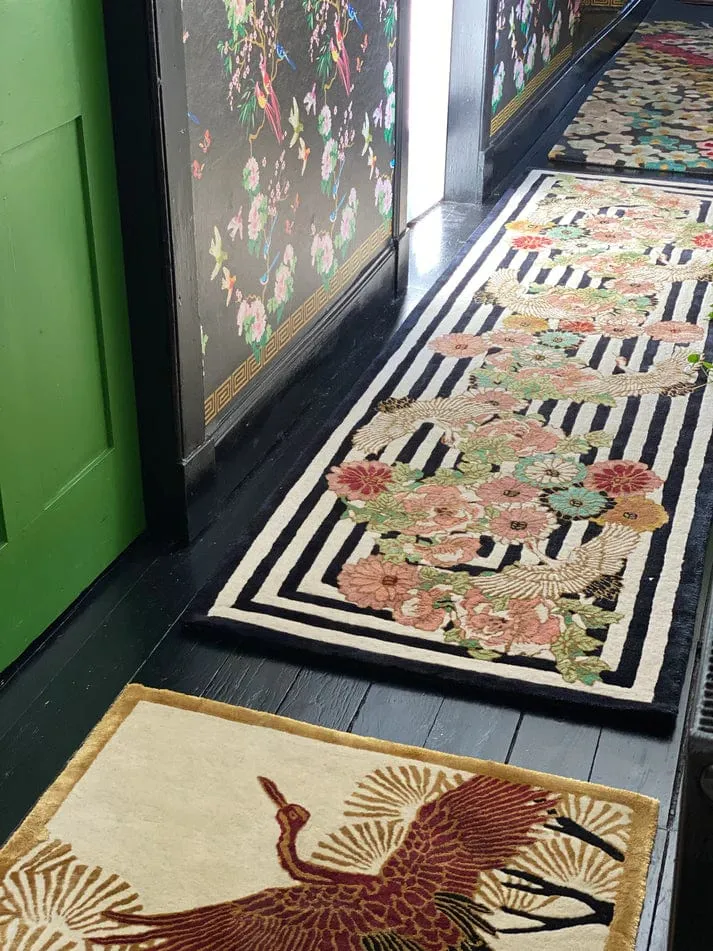 Kimono Noir Hand Tufted Rug PRE ORDER