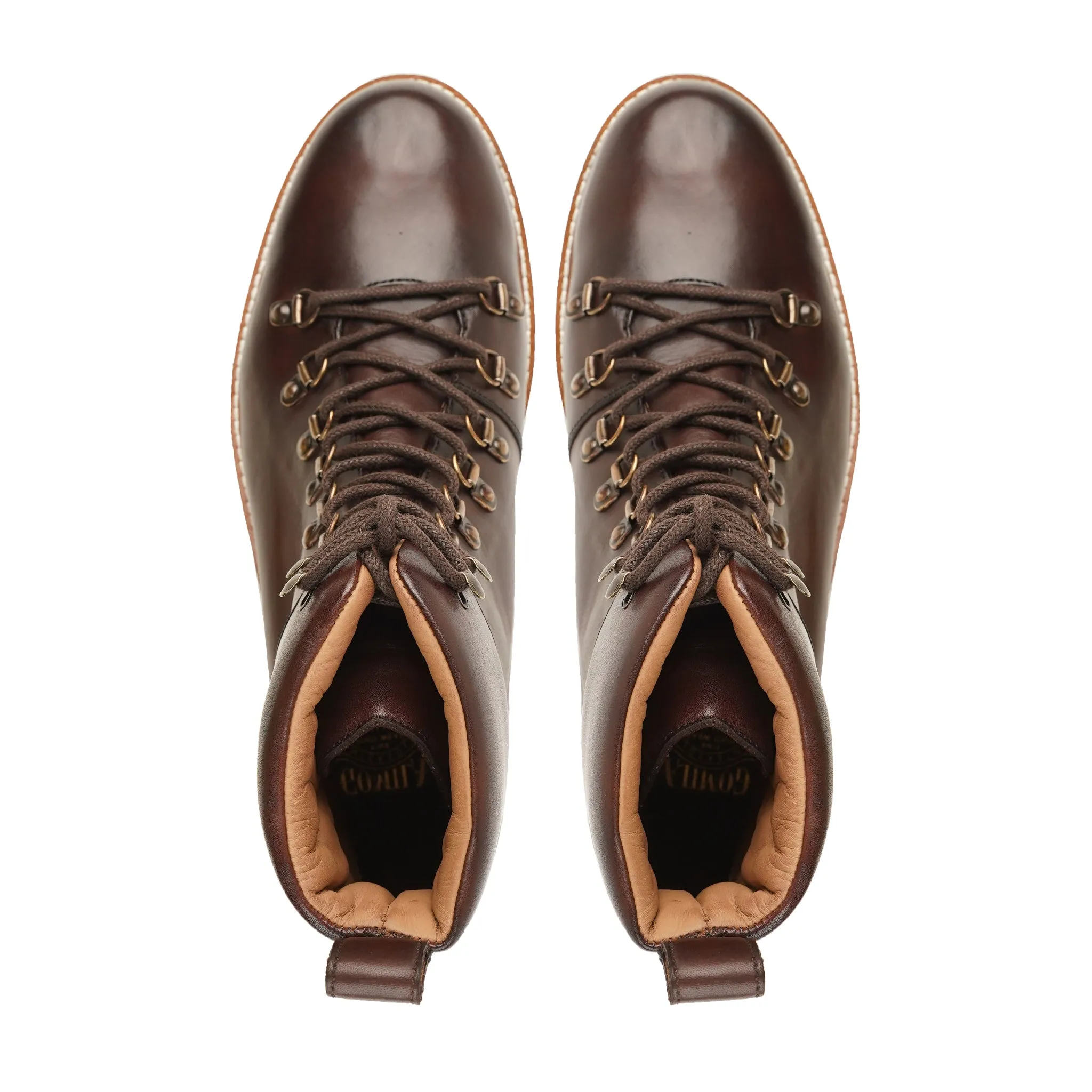 Kingston - Men's Dark Brown Calf Leather Boot