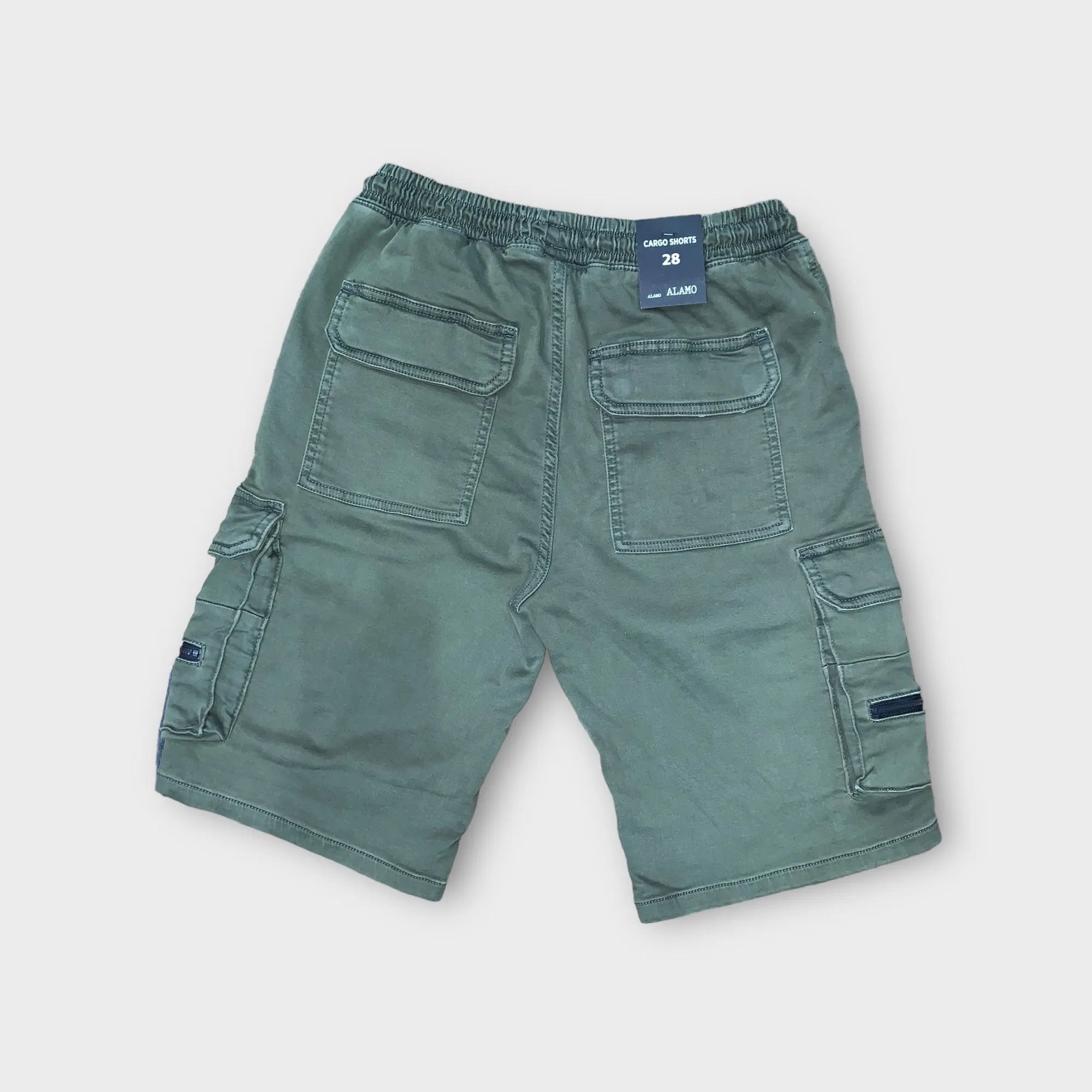 Men's Cargo Shorts Knitted #Alamo OLIVE