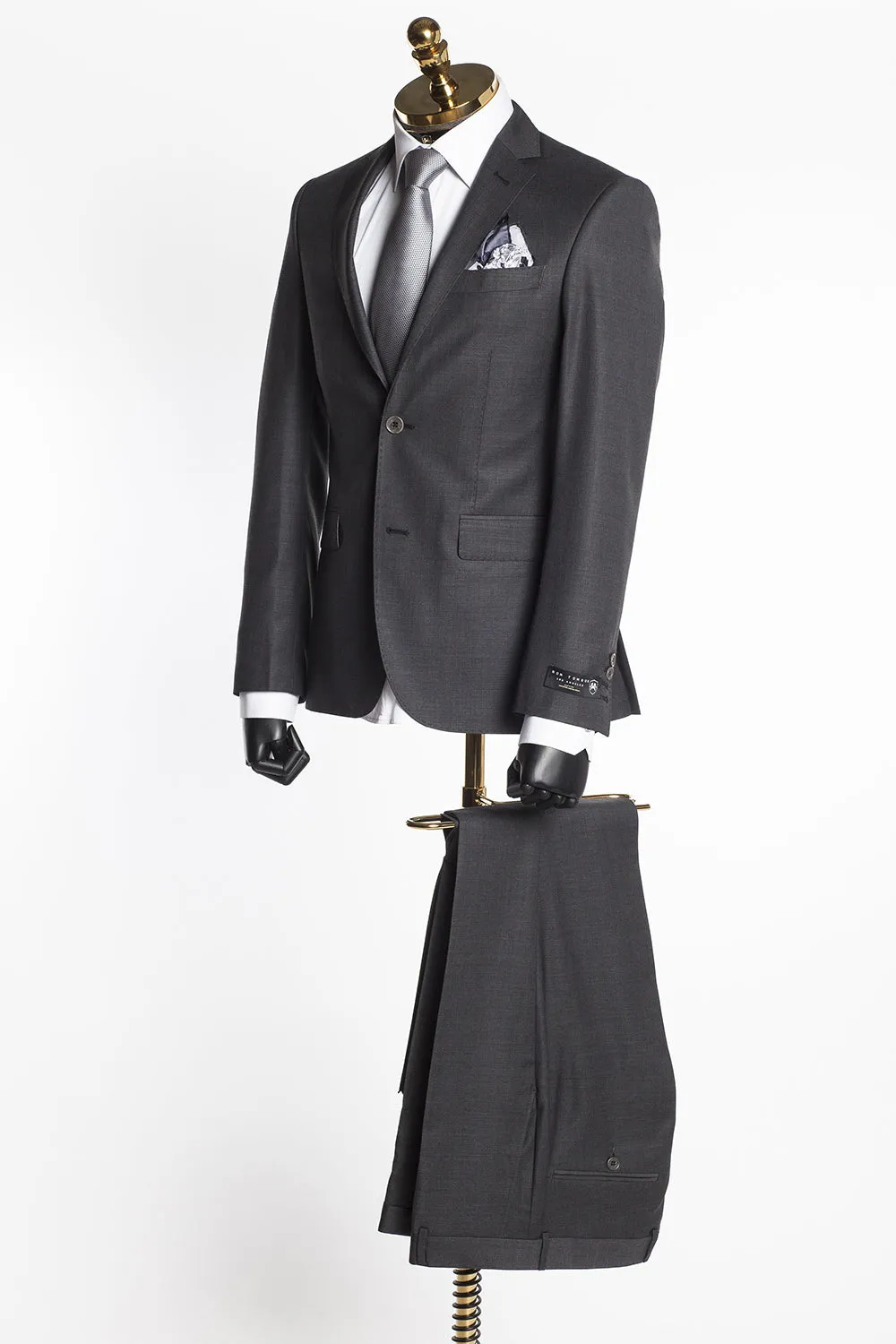 Merino Wool Suit - Silver Sand