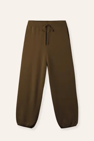 MILANO merino wool trackpants (Brown)