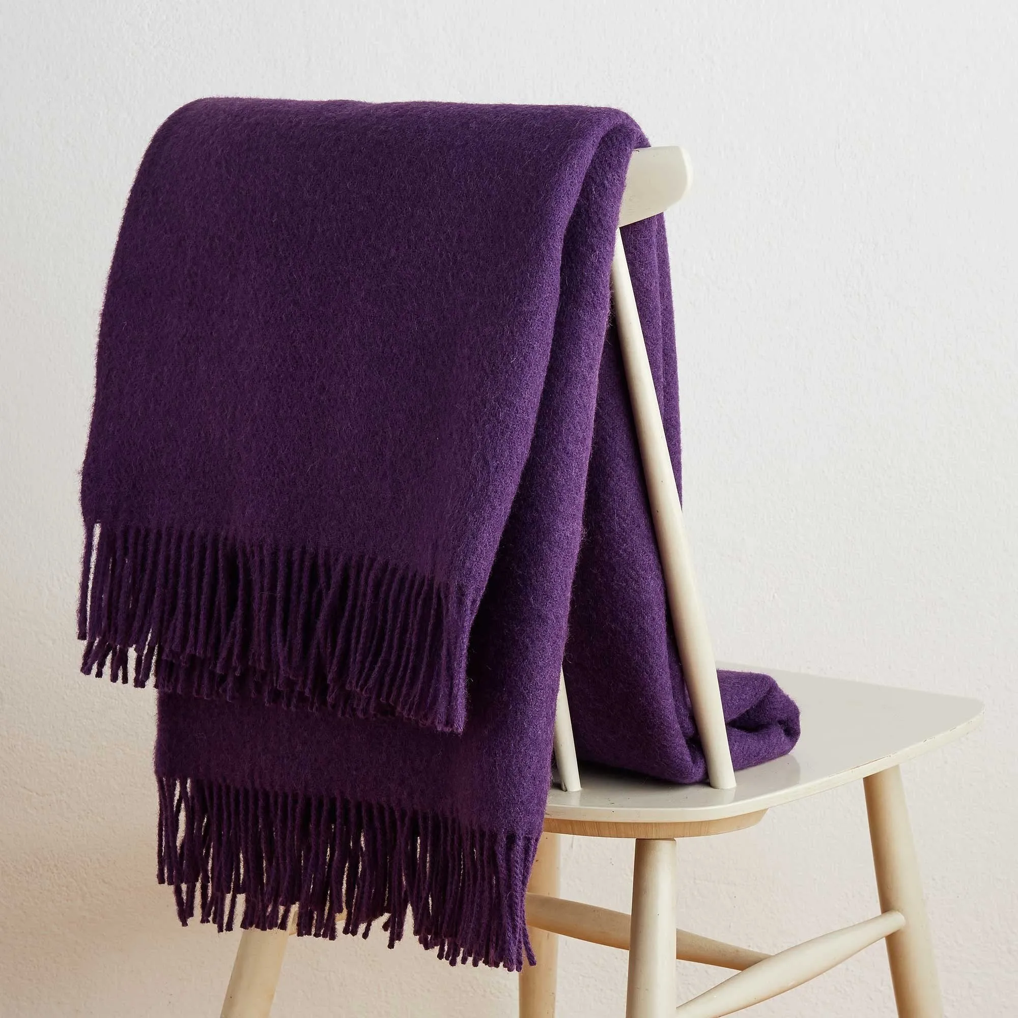 Miramar Wool Blanket [Purple]