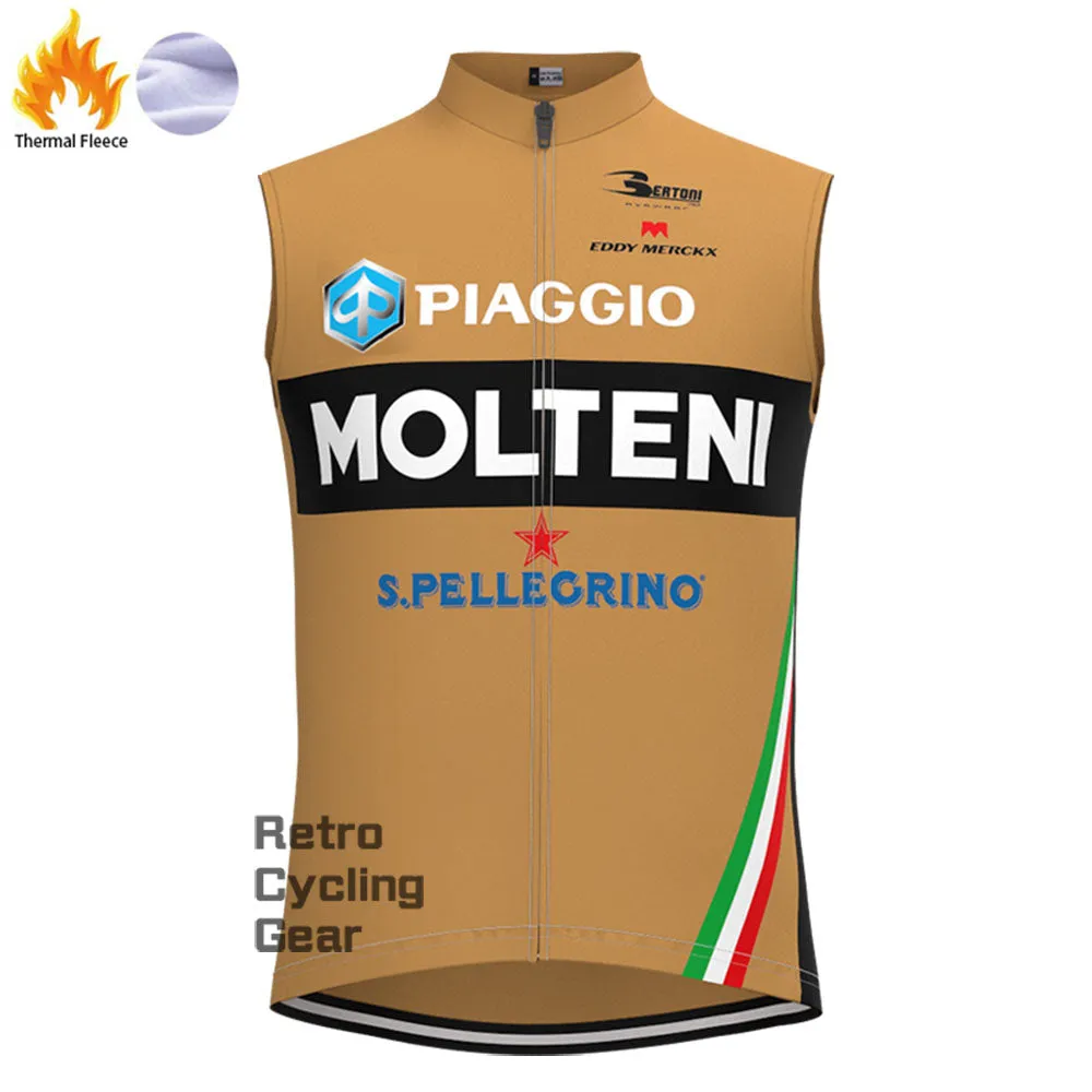 Molteni Piaggio Fleece Retro Long Cycling Kits
