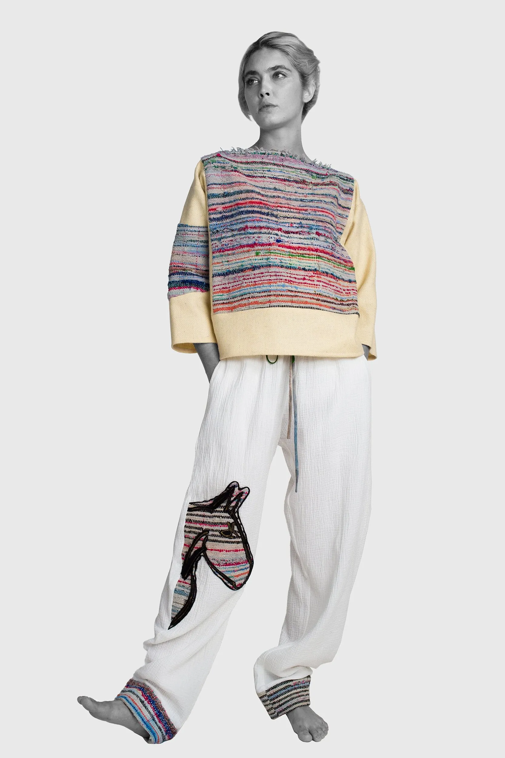 Multi Color Upcycled Jumper