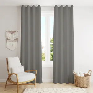 Nisha Blackout Curtain - Grey