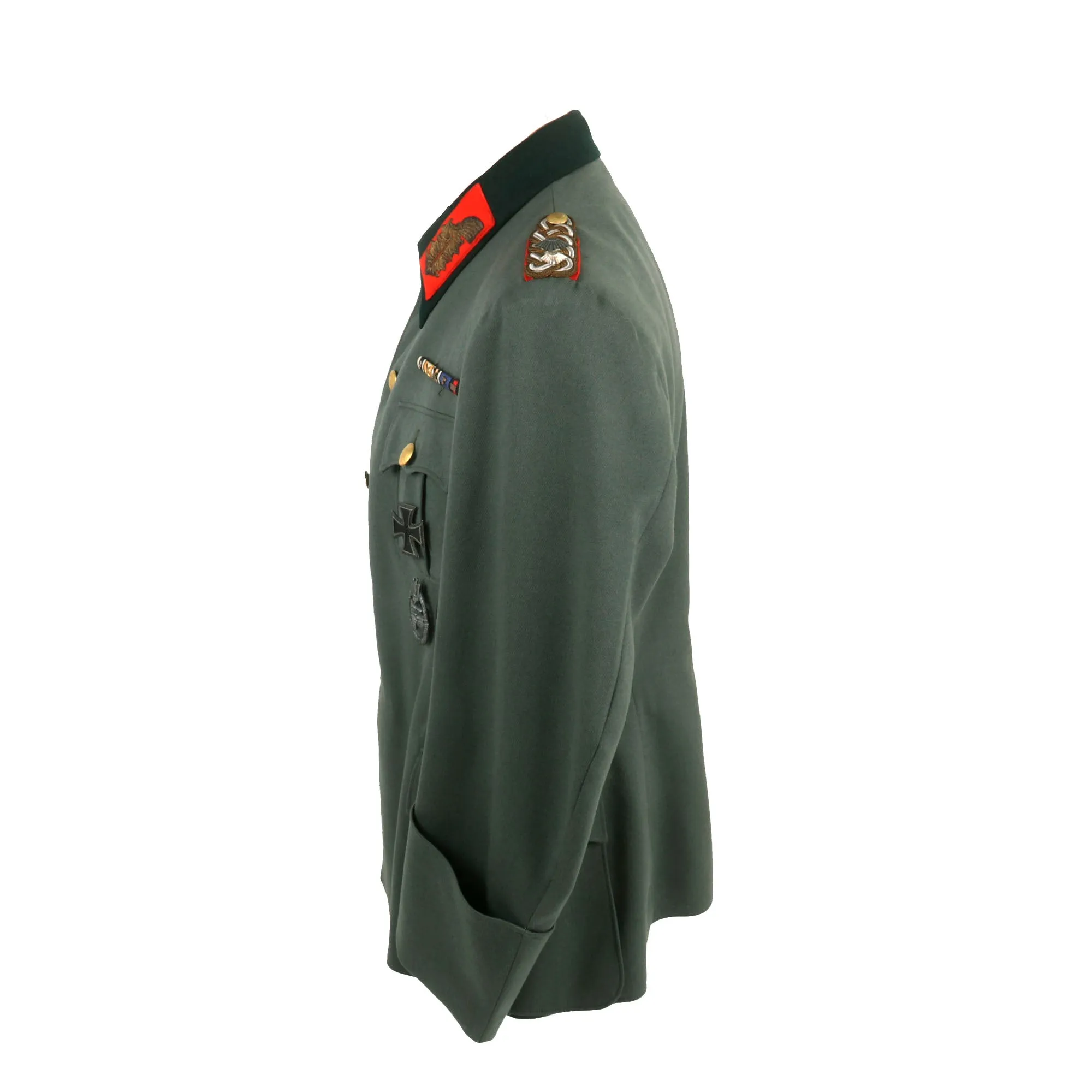 Original German WWII 20th Panzer Division and VII Panzerkorps Commander General der Panzertruppen Mortimer von Kessel Uniform Set - Formerly Part of the A.A.F. Tank Museum