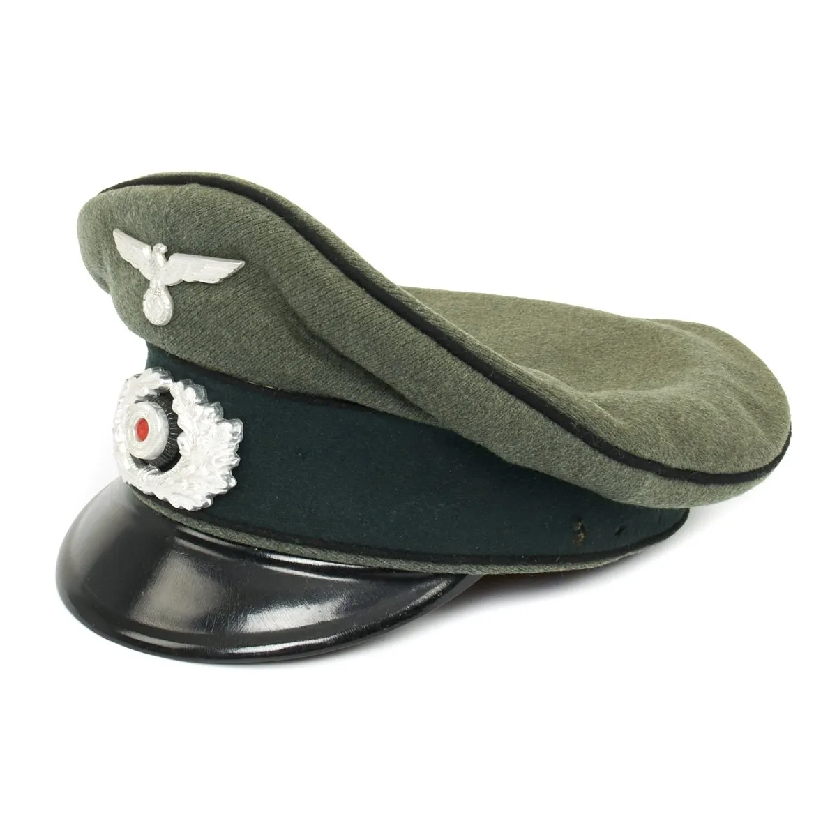 Original German WWII Pioneer NCO Visor Cap - Dated 1942
