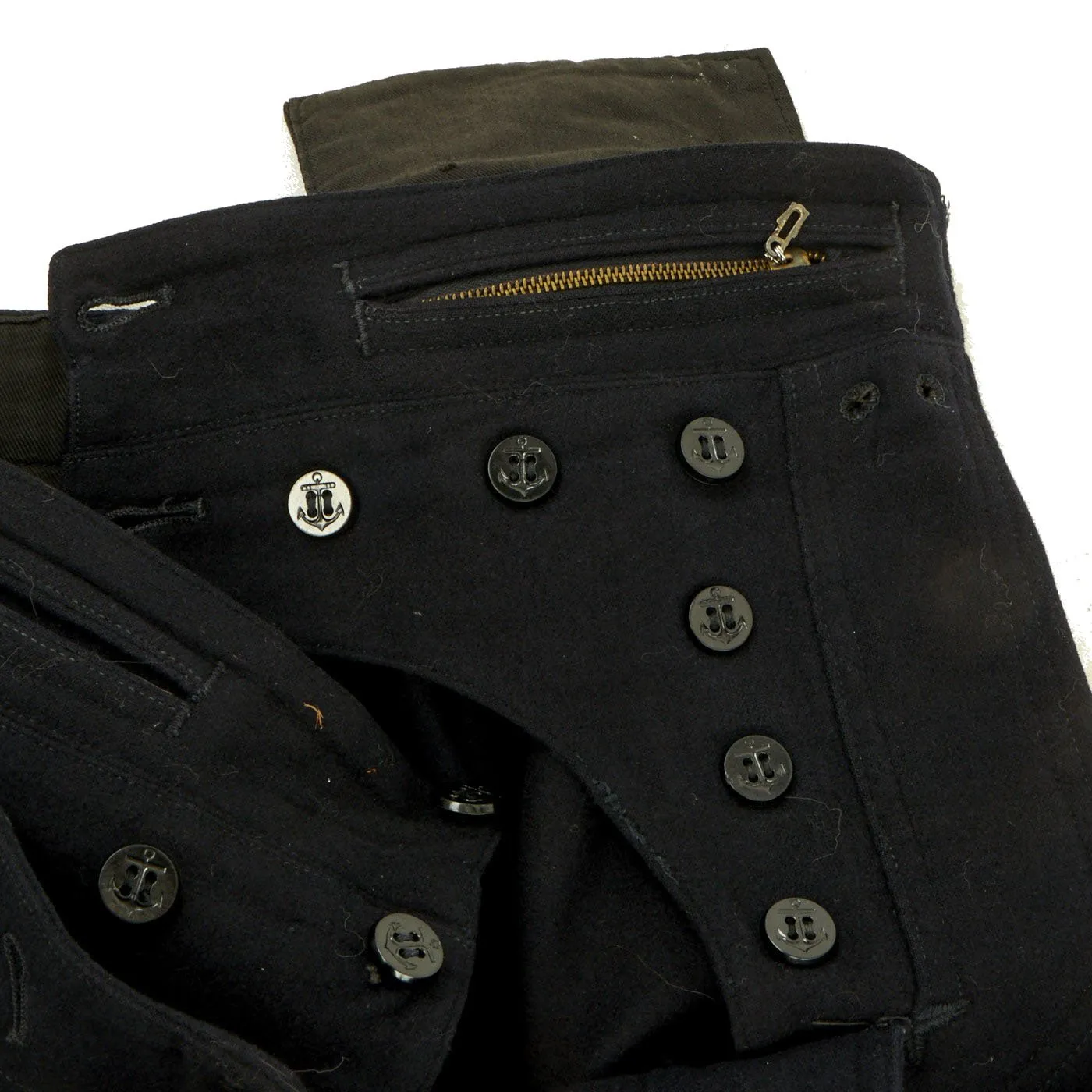 Original U.S. WWII Navy Seabee First Class Motor Machinist Mate Crackerjack Uniform - As Seen in Book