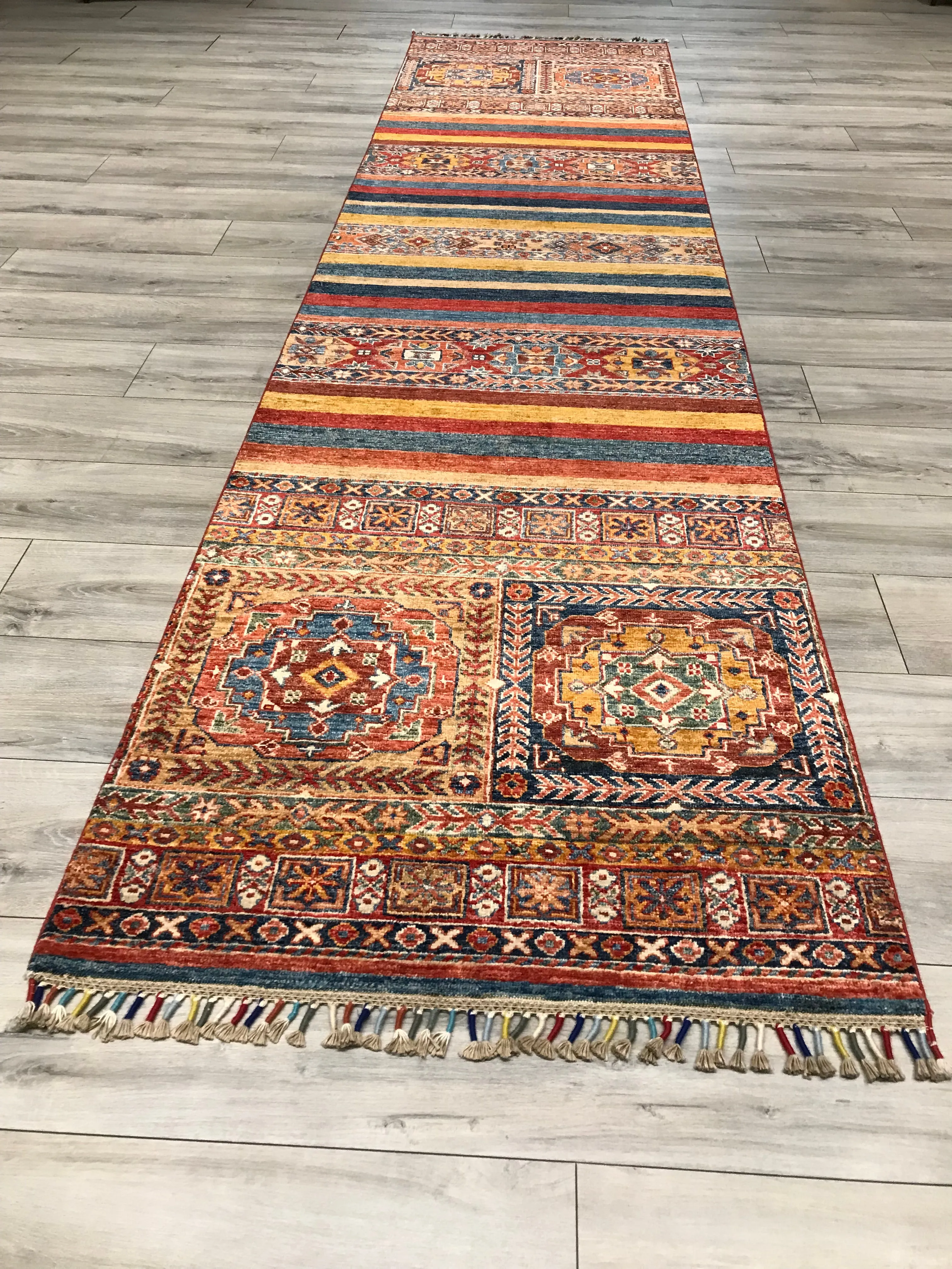 Pakistan Fine Korjeen Hand Knotted Wool 3x12