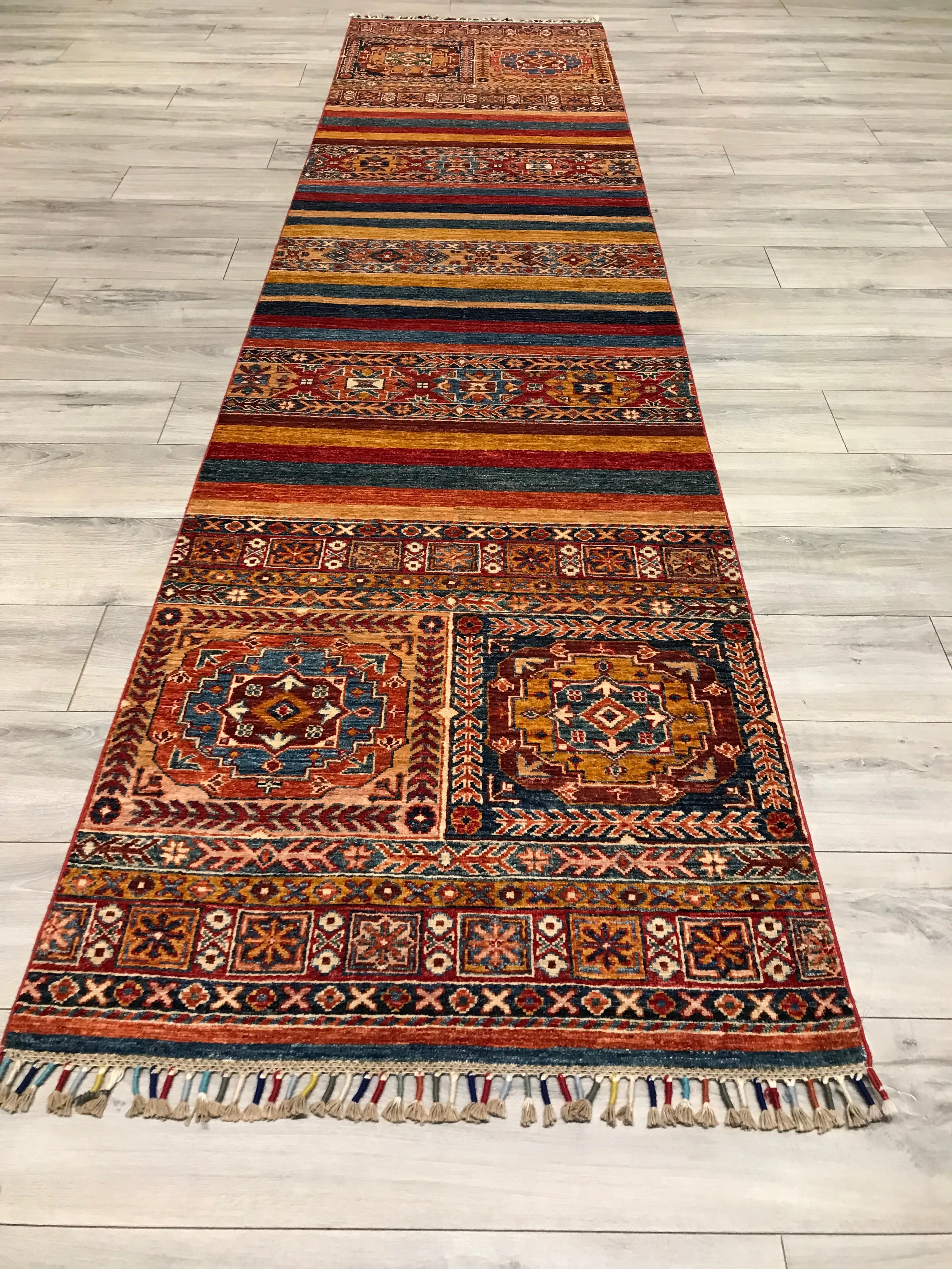 Pakistan Fine Korjeen Hand Knotted Wool 3x12