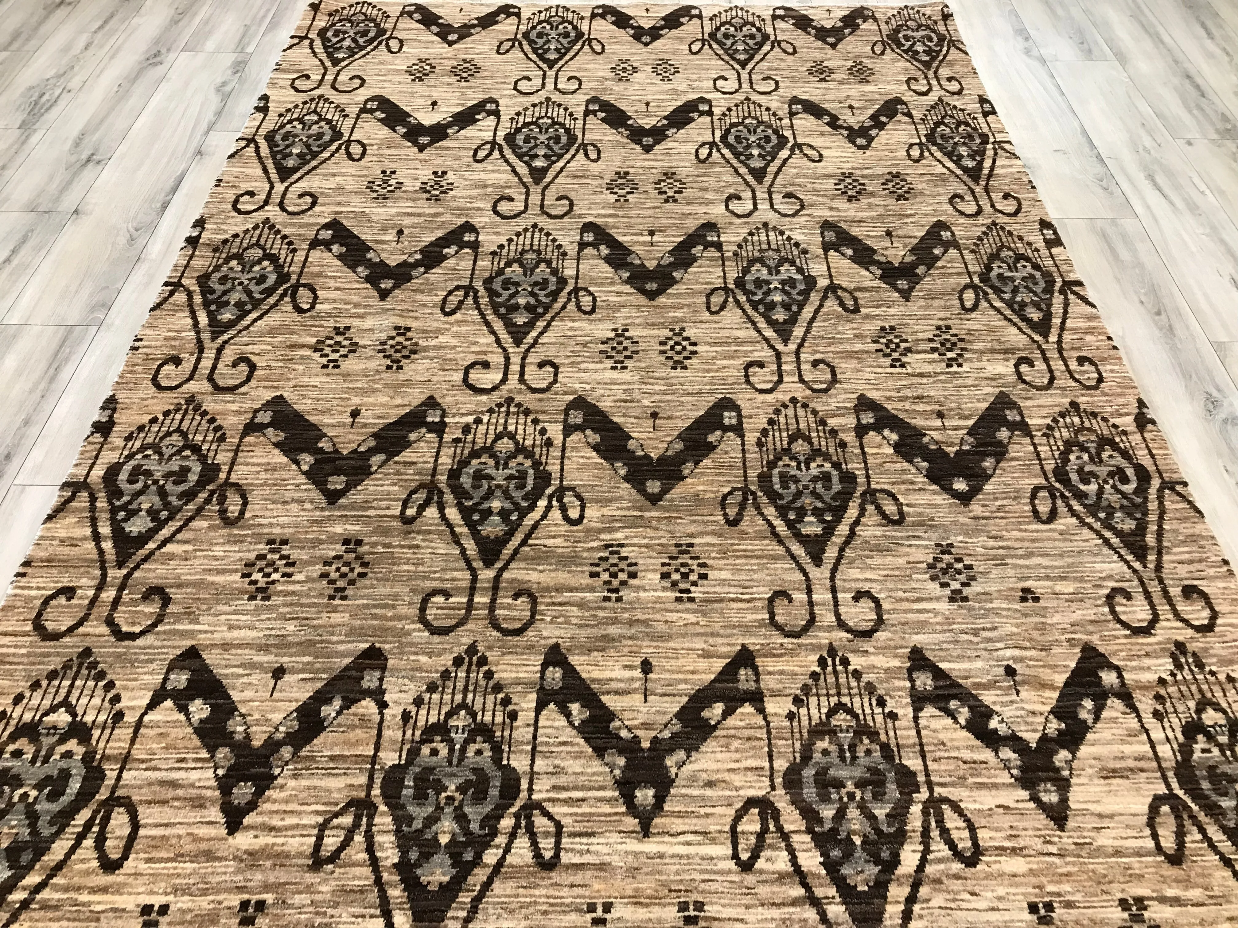 Pakistan I Kat Hand Knotted Wool   7X10