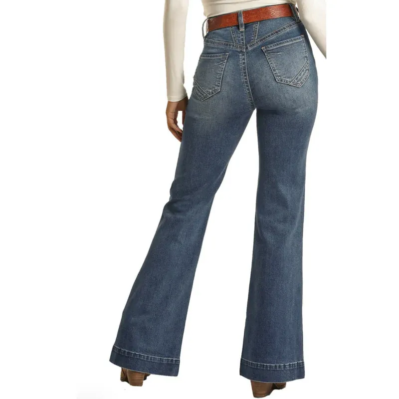 Panhandle Slim Women's Junior High Rise Trouser Jean