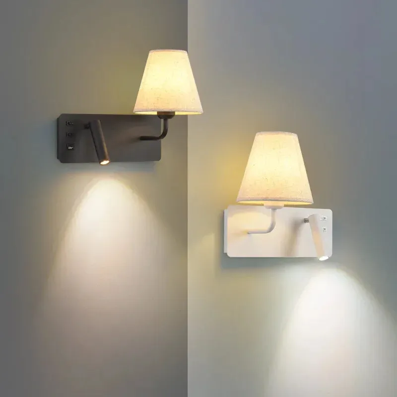 Parina Reading with USB Chargeable Wall Light