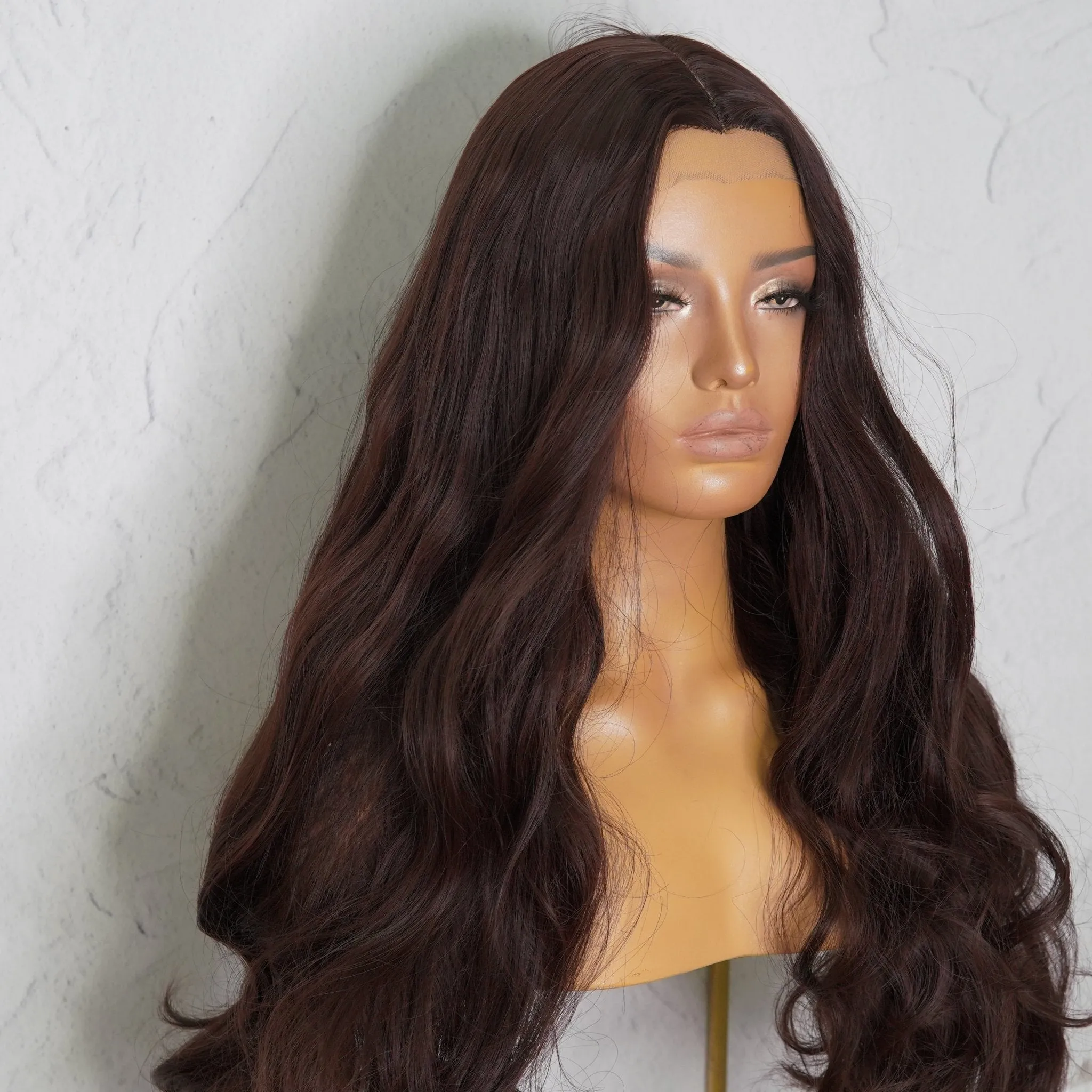 PAULA Dark Brown Lace Front Wig ** SAMPLE
