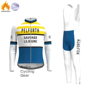 Pelforth Fleece Retro Cycling Kits