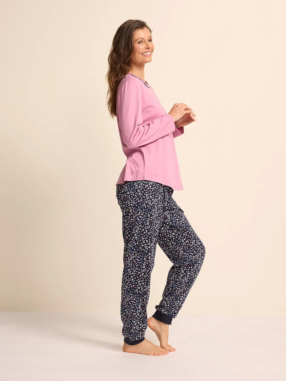 Posette Placement Print Pyjama Set