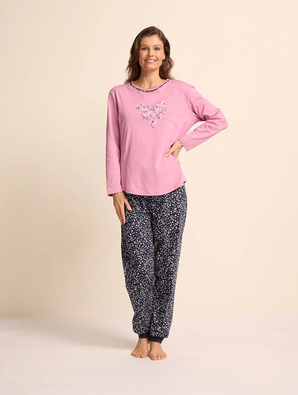 Posette Placement Print Pyjama Set