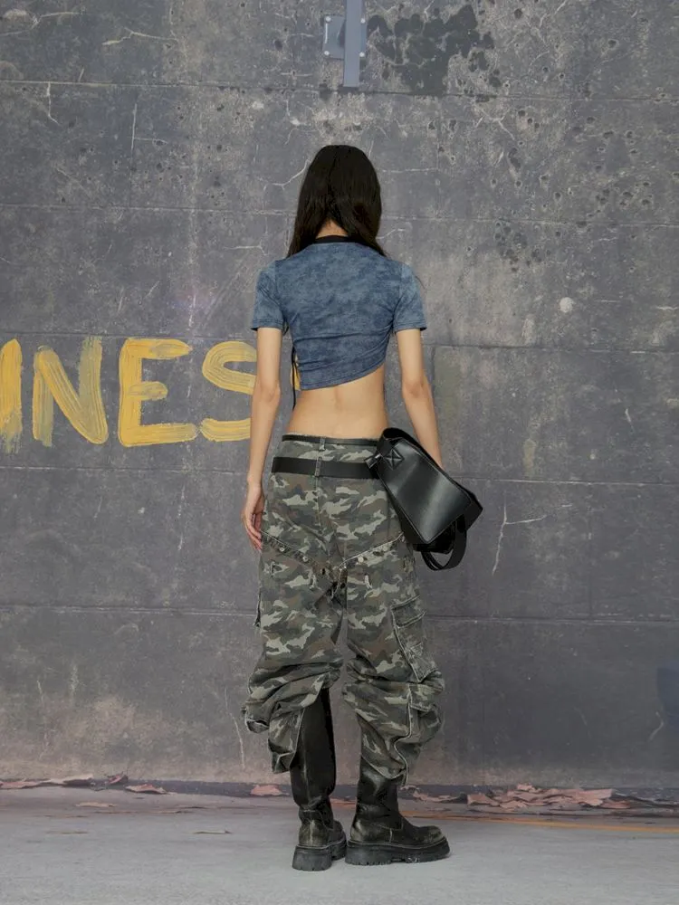 Punk camouflage pants【s0000006783】