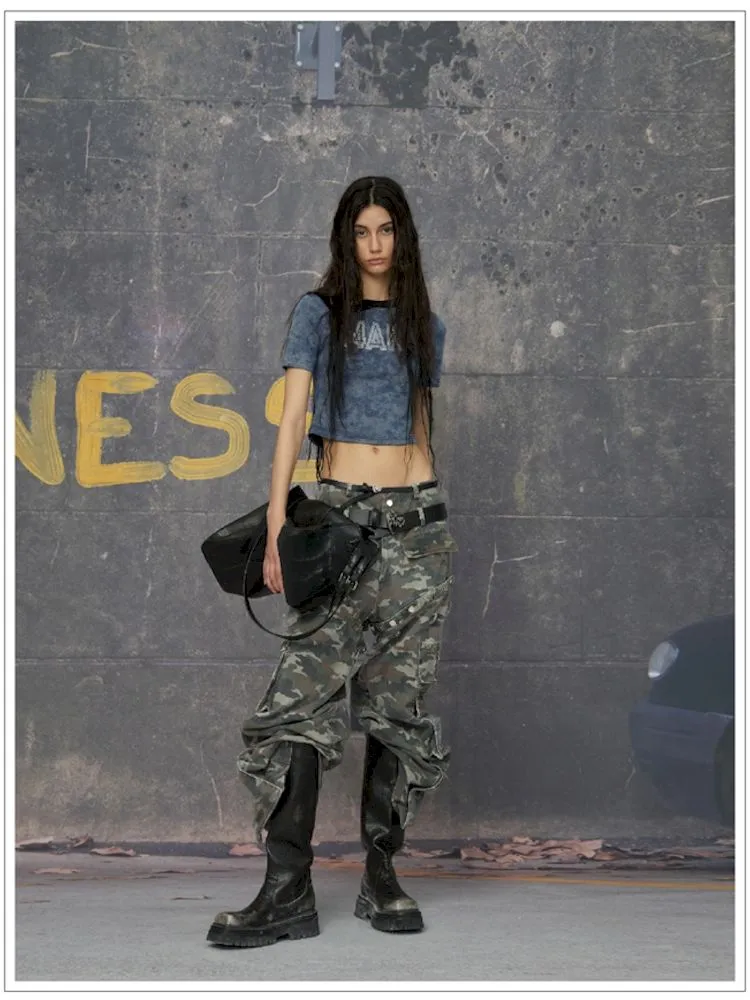 Punk camouflage pants【s0000006783】