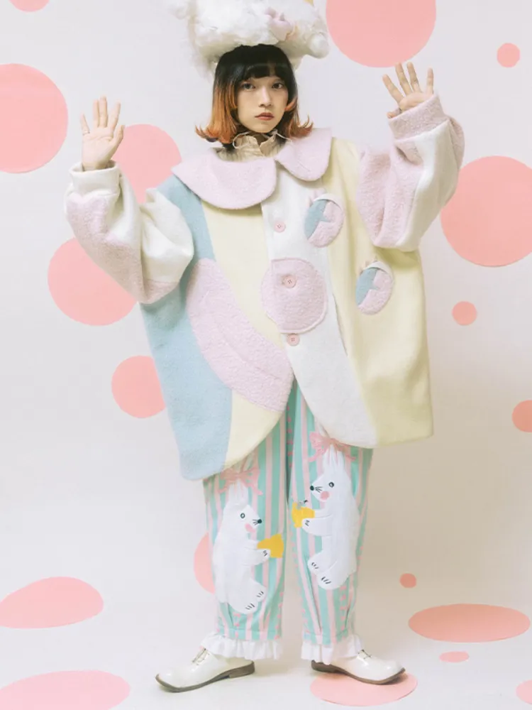 Rabbit print loose pants【s0000001201】