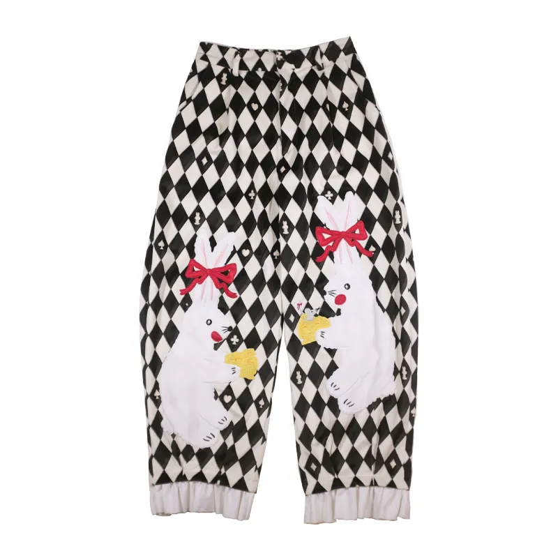 Rabbit print loose pants【s0000001201】
